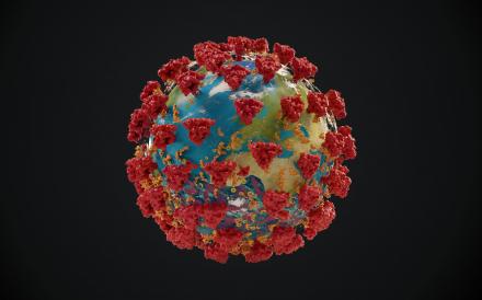Koronavírus földgömbön