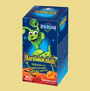 Marslakócskák Imunaktív Multivitamin, narancs ízű, 30 db