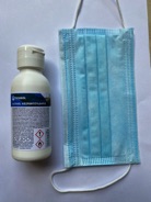 Alcogel Kézfertőtlenítő 100ml + 2db Orvosi szájmaszk